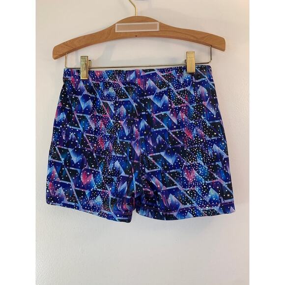 Danskin Now Girl's Sparkle Athletic Shorts / Size: XL 14-16 - Picture 3 of 4